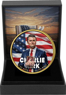 1 Unze Silber Charlie Kirk 2025 (Auflage: 100 | teilvergoldet)