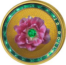 1 Unze Silber Der Zauberer von Oz 2025 (Auflage: 100 | Smaragd | teilvergoldet)