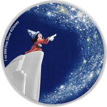 1 Unze Silber Disney Der Zauberlehrling 2021 PP (Auflage:1.940 | Polierte Platte)