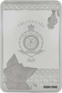 1 Unze Silber Disney Vaiana 2025 (Auflage: 2.000 | Polierte Platte)