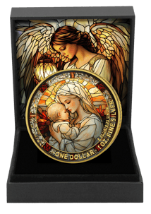 1 Unze Silber Maria Mutter Gottes 2025 (Auflage: 100 | teilvergoldet)