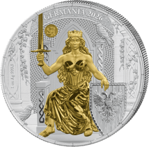 1 Unze Silber Germania WMF Edition 2026 (Auflage: 500 | teilvergoldet | Privy Mark)