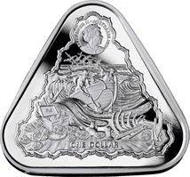 1 Unze Silber Gilt Dragon 2020 (Schiffswrackserie | 2. Motiv | Auflage: 20.000)