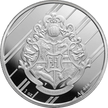 1 Unze Silber Harry Potter Haus Hufflepuff (Auflage 10.000)