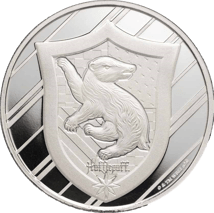 1 Unze Silber Harry Potter Haus Hufflepuff (Auflage 10.000)