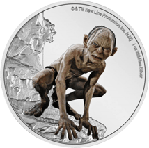 1 Unze Silber Herr der Ringe Gollum 2022 (Auflage: 3.000 | Polierte Platte)