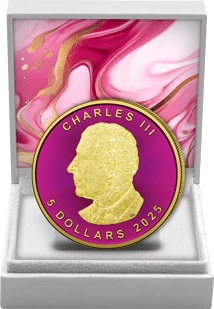 1 Unze Silber Kanada Pink Lady Edition 2025 (Auflage: 100 | teilvergoldet)