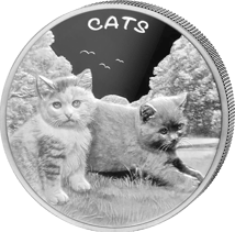 1 Unze Silber Katze 2024 (Prooflike)