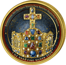 1 Unze Silber Kaiserkrone 2025 (Auflage: 100 | vergoldet)