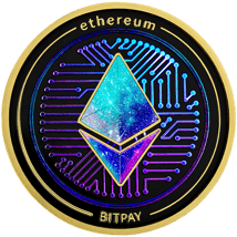 1 Unze Silber Krypto Ethereum Iced Out (Auflage: 100 | teilvergoldet)