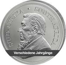 1 Unze Silber Krügerrand (Verschiedene Jahrgänge)