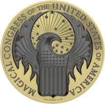 1 Unze Silber Magischer Kongress der USA 2017 PP (Auflage: 100 | gildet | Polierte Platte)