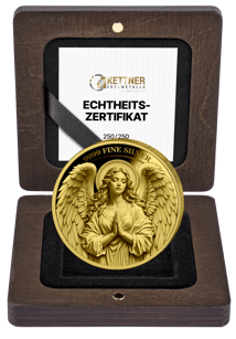 1 Unze Silber Anmutiger Schutzengel 2025 (Auflage: 250 | vergoldet)