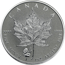 1 Unze Silber Maple Leaf 2016 Privymark Panda