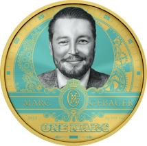 1 Unze Silber Marc Gebauer Bora Bora (Auflage: 100 | Polierte Platte | coloriert)