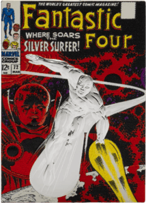 1 Unze Silber Marvel Comix Fantastic Four Nr. 72 2025 (Auflage: 1.000 | Polierte Platte)