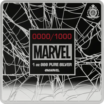 1 Unze Silber Marvel Spiderman Finds Strength 2026 (Auflage: 1.000 | Polierte Platte)
