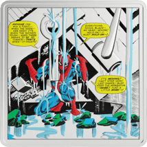 1 Unze Silber Marvel Spiderman Finds Strength 2026 (Auflage: 1.000 | Polierte Platte)