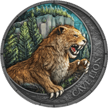 1 Unze Silber Megafauna Cave Lion Oblivion 2026 (Auflage: 999)