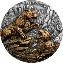 2 Unze Silber Megafauna Cave Lion 2026 (Auflage: 500 | Ultra High Relief)