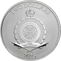 1 Unze Silber Disney Mickey Maus Christmas 2025 (Auflage. 10.000)