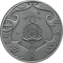 1 Unze Silber Märchen- Das kleine Mädchen mit den Schwefelhölzern 2024 (Auflage: 1.000 | Antik Finish)