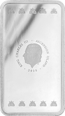 1 Unze Silber Münzbarren Ascension Island