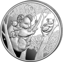 1 Unze Silber RAM Koala 2026 (Auflage: 3.500 | High Relief | Polierte Platte)