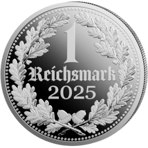 1 Unze Silber Reichsmark 2025 (Auflage: 5.000 | Polierte Platte)
