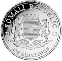 1 Unze Silber Somalia Elefant 2012