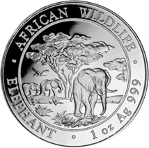 1 Unze Silber Somalia Elefant 2012