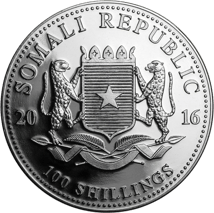 1 Unze Silber Somalia Elefant 2016