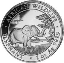 1 Unze Silber Somalia Elefant 2019