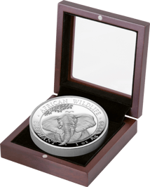 1 Unze Silber Somalia Elefant 2021 PP HR (Auflage: 1.000 | Polierte Platte | High Relief)