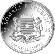 1 Unze Silber Somalia Elefant WMF Berlin Privy Mark 2026 (Auflage: 1.000)