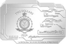 1 Unze Silber Star Enterprise NCC-1701-D (Auflage: 2.000 | Polierte Platte)