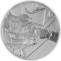 1 Unze Silber Star Wars Grogu Baby Yoda 2022 PP (Auflage: 5.000 | Polierte Platte)