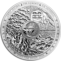 1 Unze Silber Sternzeichen Zwilling 2026 (Auflage: 5.000 | Diamant | Polierte Platte)