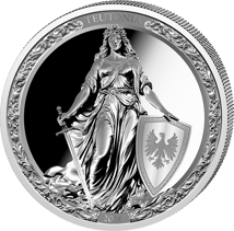1 Unze Silber Teutonia 2026 (Auflage: 1.000 | Polierte Platte)