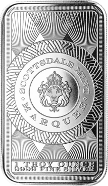 1 Unze Silberbarren Scottsdale Marquee Peacock