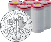 100 x 1 Unze Silber Philharmoniker 2026