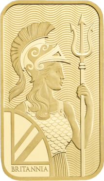 100g Goldbarren Britannia The Royal Mint