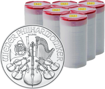 120 x 1 Unze Silber Philharmoniker 2026
