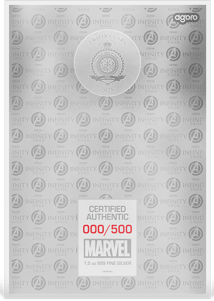 1,5 Unze Silber Marvel Avengers End Game Münznote 2025 (Auflage: 500 | Polierte Platte)
