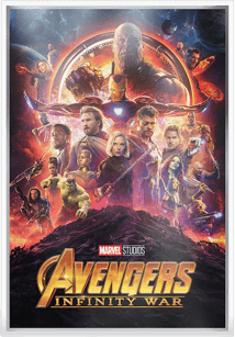 1,5 Unze Silber Marvel Avengers Infinity War Münznote 2025 (Auflage: 500 | Polierte Platte)