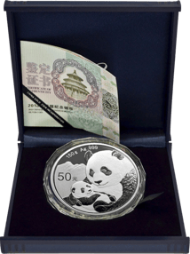 150g Silber China Panda 2019 PP (Polierte Platte | Auflage: 60.000)