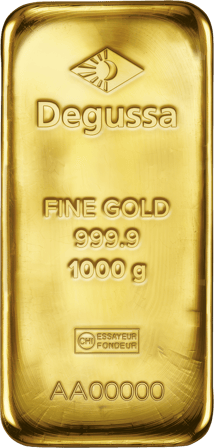 1kg Goldbarren Degussa