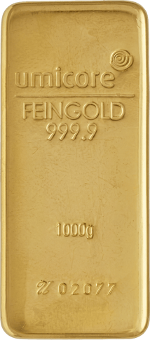 1kg Goldbarren Umicore (Gussbarren)