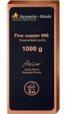 1kg Kupferbarren Heimerle und Meule