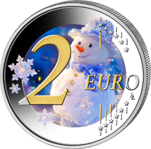 2 Euro Schneemann (Auflage: 500)